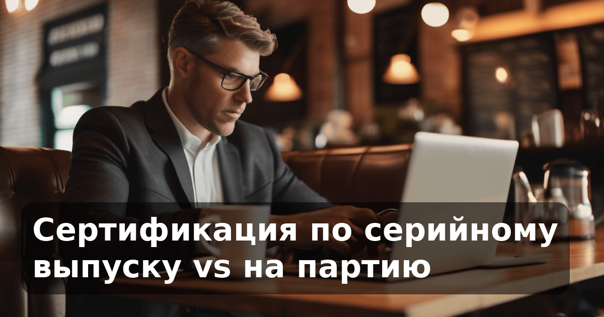 Сертификация по серийному выпуску vs на партию