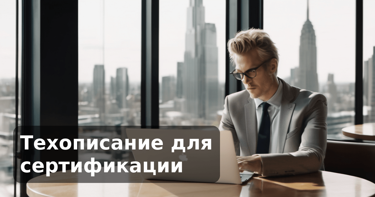 Техописание для сертификации