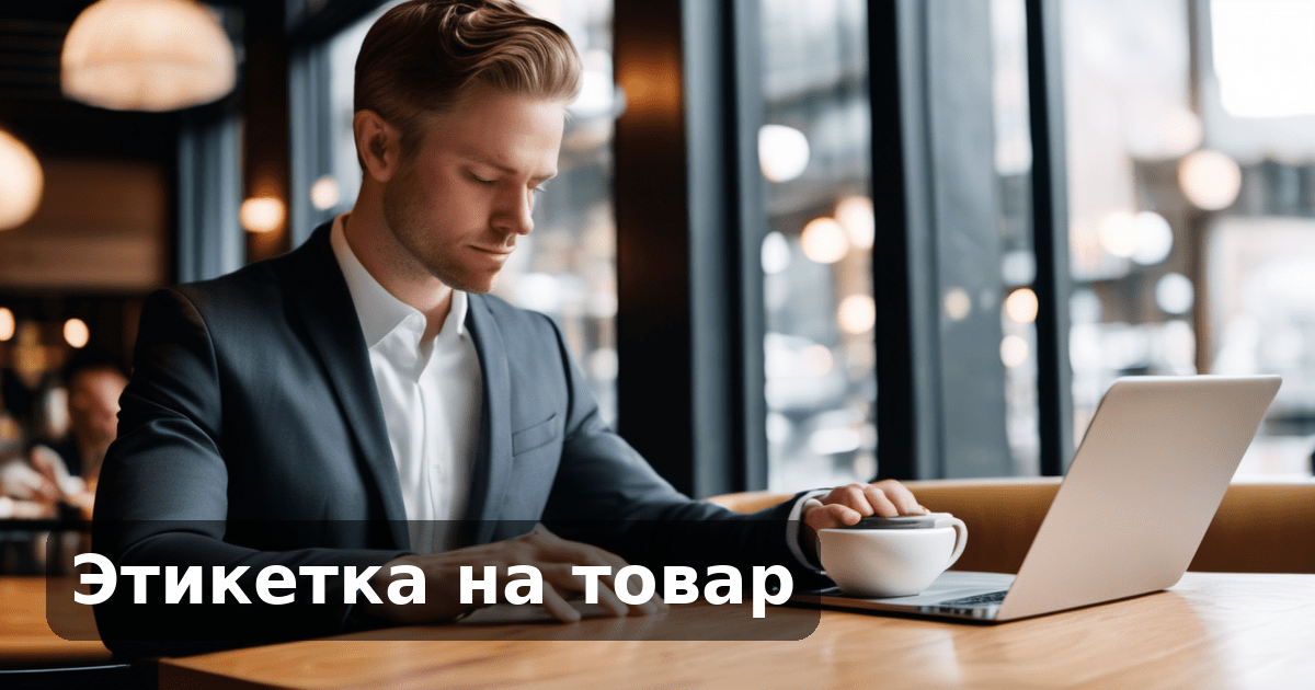Этикетка на товар