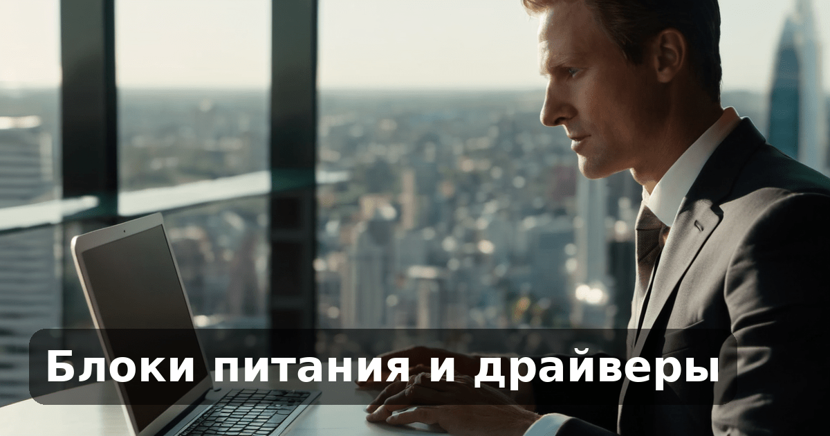 Блоки питания и драйверы