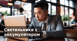 Светильники с аккумулятором